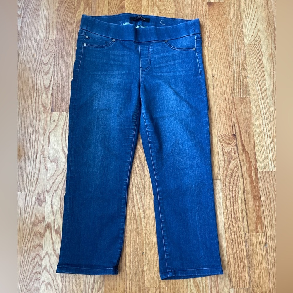 Liverpool Petite Cropped Pull On Jeans